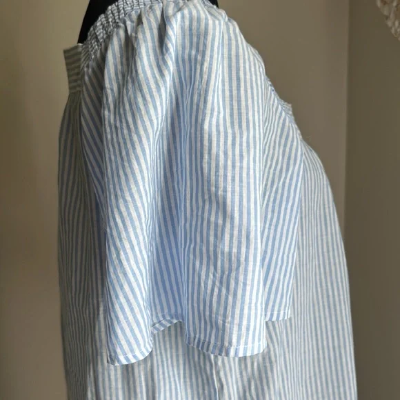 NWOT: Loft Eyelet Square Neck Peasant Top | M - Picture 11 of 16